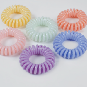 Lazos para el Cabello en Espiral 6 Piezas